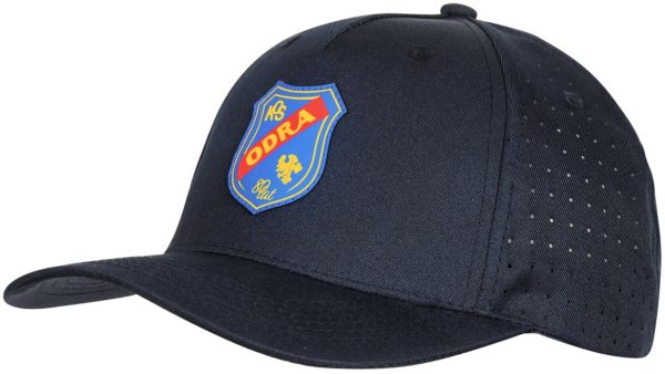Czapki z dziurkami granatowe