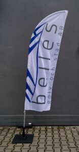 Beach flagi z logo Beach flagi z logo