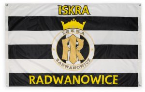Flaga mocowana na metalowe oczka