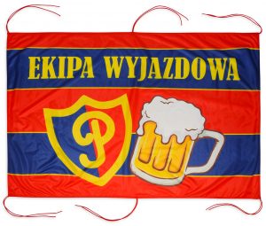 Flaga mocowana na sznurki – troczki