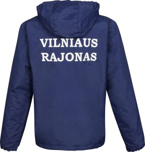 Kurtka ortalionowa z haftem na plecach Kurtka ortalionowa z haftem na plecach