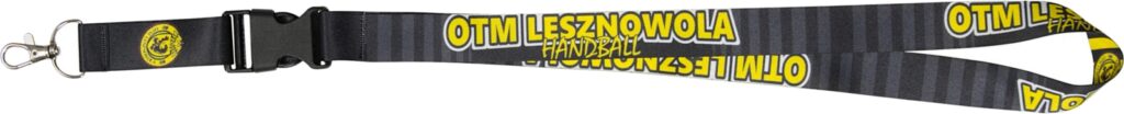 Smycze drukowane czarne – wariant 1