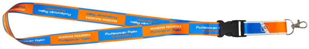 Smycze w pasy z logo
